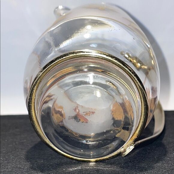 Elegant Gold Leaf Glass Pitcher - Picture 6 of 7